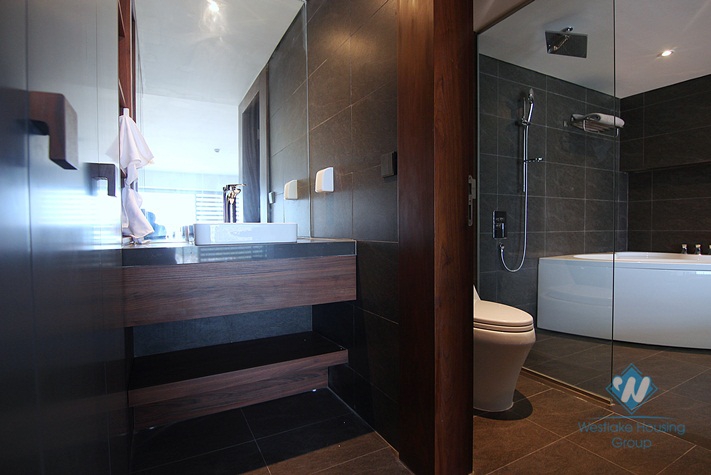 Luxury one bedroom apartment for rent in Pentsudio, Tay Ho district, Ha Noi